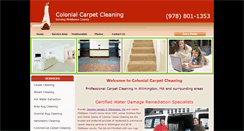 Desktop Screenshot of colonial-carpet-cleaning.com