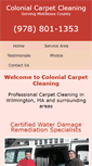 Mobile Screenshot of colonial-carpet-cleaning.com